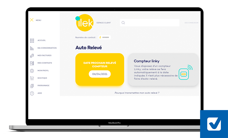 auto relève espace client ilek