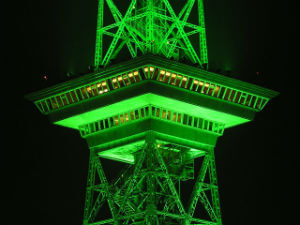 pylône vert