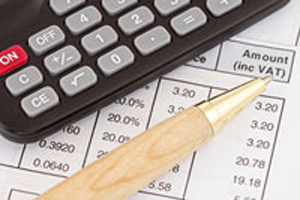 facture et calculatrice